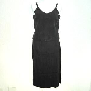 White Birch Two Piece Top & Skirt Set Size 3X Sleeveless Tank Pencil Skirt